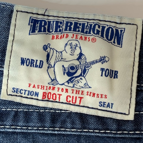 **SOLD** True Religion Mens Boot Cut Jeans Size 40 - Picture 3 of 7